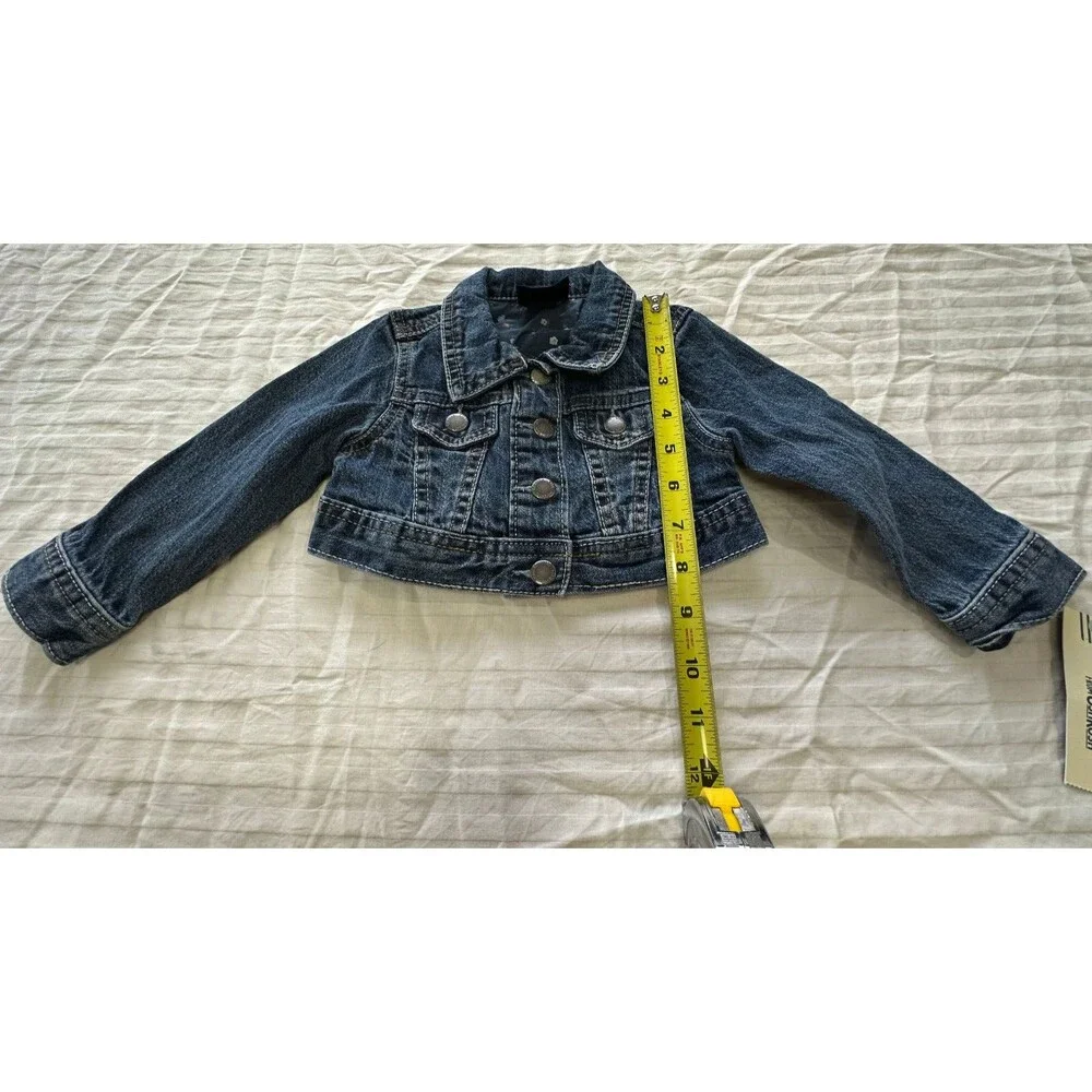 NWT GENUINE KIDS OSHKOSH GIRLS JEANS JACKET SIZE 12 MONTHS